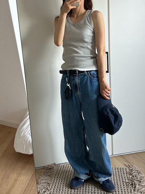婦人 ストレッチリブ編みタンクトップ（タンクトップ）｜無印良品