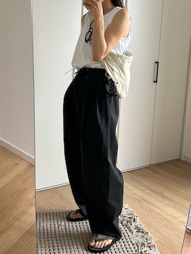 「アイテム（パンツ）」を使った、maaさん（レディース・158cm・30代）の夏コーディネート