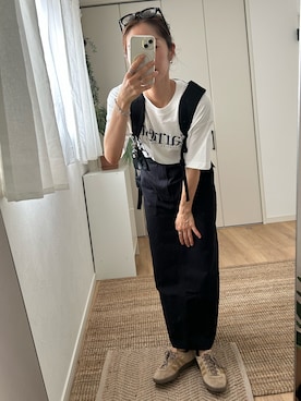 「アイテム（スニーカー）」を使った、maaさん（レディース・158cm）の秋コーディネート