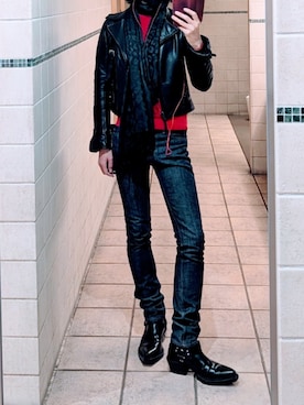 「A.P.C.（アーペーセー）のアイテム」を使った、tenetさん（メンズ・183cm）の春コーディネート