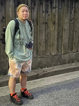 「Danner（ダナー）のアイテム（その他シューズ）」を使った、ウェザーさん（メンズ・166cm）の秋コーディネート