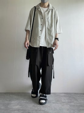「CASPER JOHN」｜「アイテム（その他）」を使った、rakuwear2002さん（メンズ・172cm）の夏コーディネート