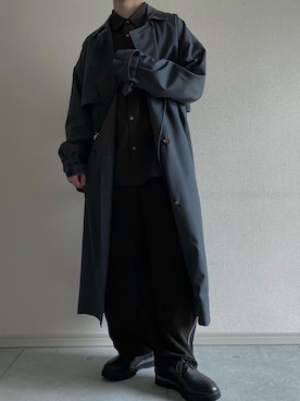 「大学生コーデ」｜「アイテム（トレンチコート）」を使った、rakuwear2002さん（メンズ・172cm）の春コーディネート