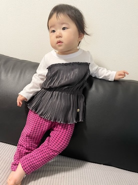 「生後11ヶ月」｜・.＊Hazyu＊.・さん（キッズ・70cm）の春コーディネート