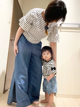 「生後11ヶ月」｜・.＊Hazyu＊.・さん（キッズ・70cm）の春コーディネート