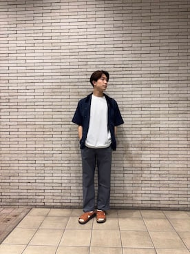 「機能性素材」｜ゆうすけさん（メンズ・180cm）の夏コーディネート