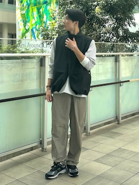 「スポーツミックス」｜「アイテム（その他アウター）」を使った、ゆうすけさん（メンズ・180cm）の秋コーディネート