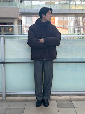 「アイテム（ブルゾン）」を使った、ゆうすけさん（メンズ・180cm・10代）の冬コーディネート