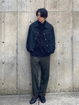 「はじめましてコーデ」｜「アイテム（ブルゾン）」を使った、Harutoさん（メンズ・180cm）の春コーディネート