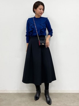 「Reflect（リフレクト）のアイテム（財布/小物）」を使った、Reflectさん（レディース・168cm）の冬コーディネート