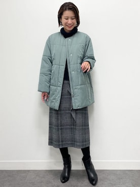 「Reflect（リフレクト）のアイテム（その他アウター）」を使った、Reflectさん（レディース・168cm）の冬コーディネート