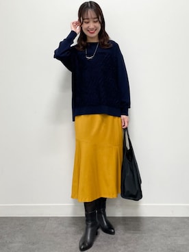 「Reflect（リフレクト）のアイテム（アクセサリー）」を使った、Reflectさん（レディース・157cm）の冬コーディネート