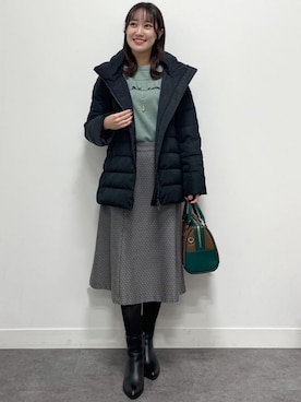 「Reflect（リフレクト）のアイテム（ジャケット/アウター）」を使った、Reflectさん（レディース・157cm）の冬コーディネート