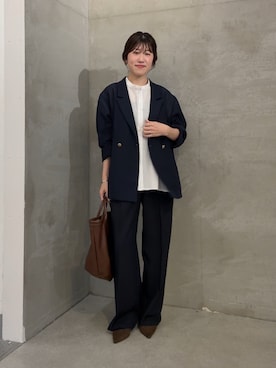 「アイテム（ジャケット/アウター）」を使った、asaminさん（レディース・158cm・30代）の夏コーディネート