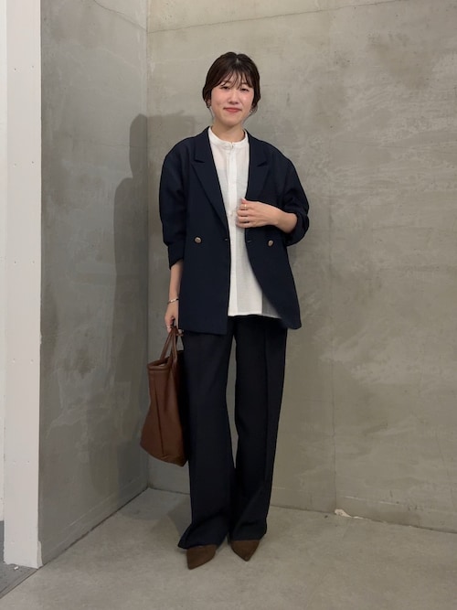 COLLAGE GALLARDA　メッシュ ネイビー テーラードジャケット COLLAGE GALLARDAGALANTE ジャケット テーラードジャケット