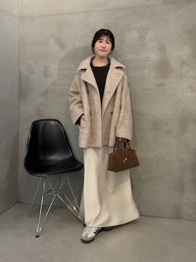 「アイテム（その他アウター）」を使った、asaminさん（レディース・158cm・30代）の秋コーディネート