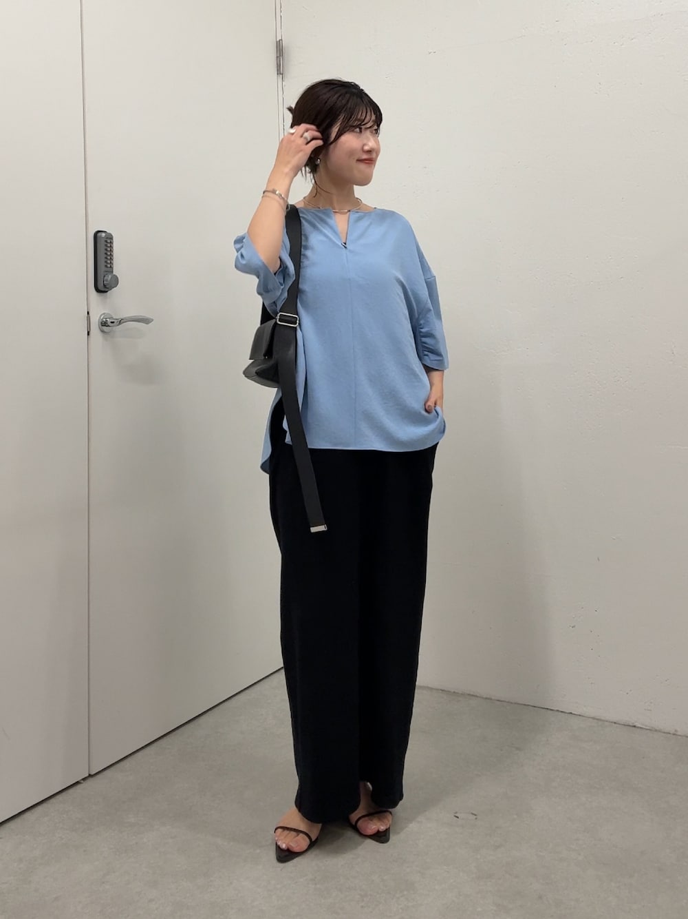 コラージュ ガリャルダガランテ ジャージタックスリーブブラウス ジャージタックスリーブブラウス/セットアップ可/WEB限定カラー展開を