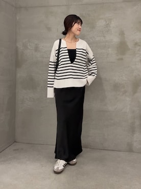 asaminさん（レディース・158cm）の秋コーディネート