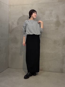 「アイテム（ワンピース/ドレス）」を使った、asaminさん（レディース・158cm・30代）の秋コーディネート