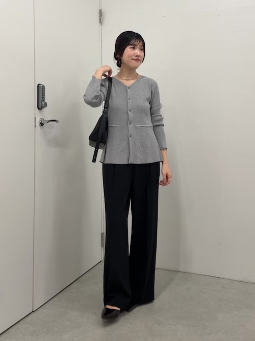 リブペプラムカーディガン/WEB限定カラー展開（カーディガン/ボレロ