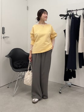 「アイテム（セットアップ）」を使った、asaminさん（レディース・158cm・30代）の秋コーディネート