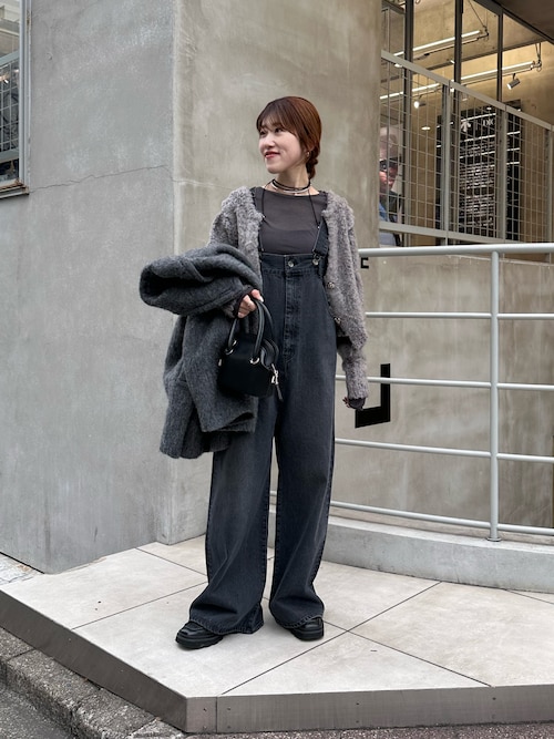 COLLAGE GALLARDAGALANTE 美品 シャギーコート ベージュ