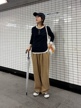 asaminさん（レディース・158cm）の春コーディネート