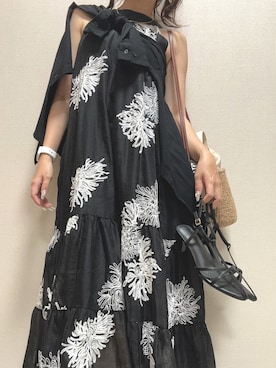「アイテム（ピアス（両耳用））」を使った、-𝐂𝐭𝐞・𝐌𝐞-さん（レディース・160cm）の夏コーディネート
