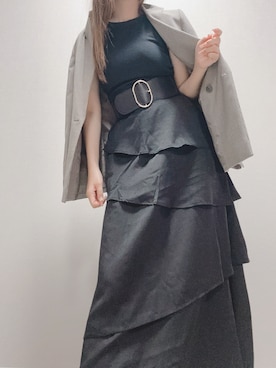 「アイテム（スポーツブラ）」を使った、-𝐂𝐭𝐞・𝐌𝐞-さん（レディース・160cm）の秋コーディネート