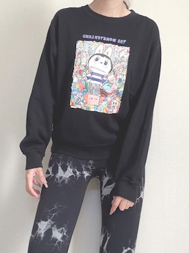 「アイテム（レギンス/スパッツ）」を使った、-𝐂𝐭𝐞・𝐌𝐞-さん（レディース・160cm）の秋コーディネート