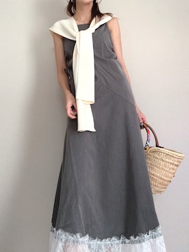 「HERMES（エルメス）のアイテム」を使った、-𝐂𝐭𝐞・𝐌𝐞-さん（レディース・160cm）の夏コーディネート