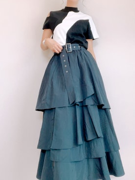 「STELLA McCARTNEY（ステラマッカートニー）のアイテム（ローファー）」を使った、-𝐂𝐭𝐞・𝐌𝐞-さん（レディース・160cm）の秋コーディネート