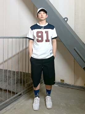 竹本燎平さん(メンズ・176cm)の春コーディネート