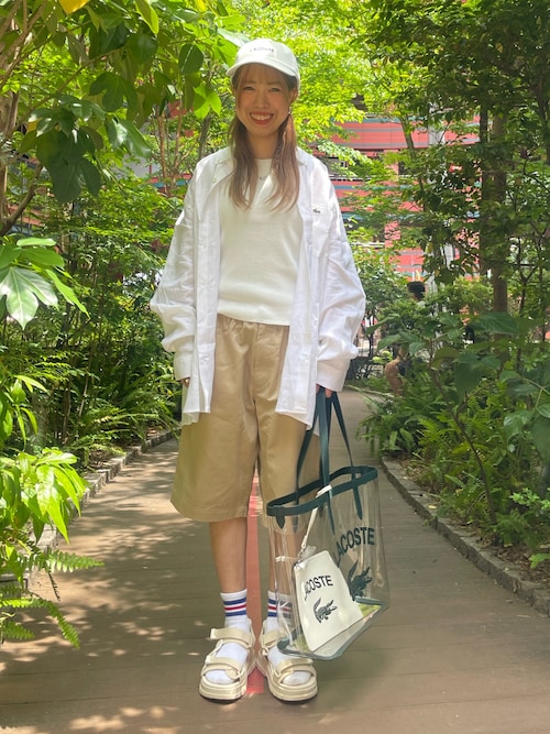 LACOSTE｜アンナシーズナル クリアトートバッグ | Rakuten