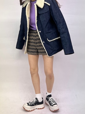 「#オトナカジュアル」｜「アイテム（ジャケット/アウター）」を使った、hironasogaさん（レディース・158cm）の冬コーディネート