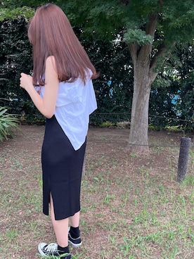 「theory（セオリー）のアイテム（ワンピース/ドレス）」を使った、hironasogaさん（レディース・158cm）の夏コーディネート