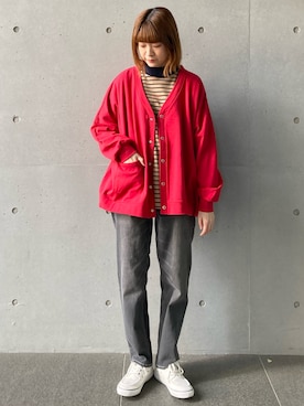 「FRAPBOIS PARK（フラボアパーク）のアイテム」を使った、hirotaさん（レディース・162cm）の冬コーディネート