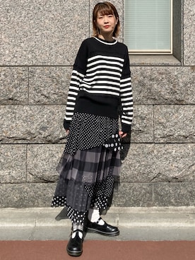 「春服デビュー宣言」｜「アイテム（その他シューズ）」を使った、hirotaさん（レディース・162cm）の春コーディネート