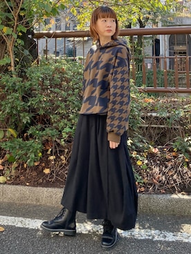 「FRAPBOIS」｜「アイテム（ブーツ）」を使った、hirotaさん（レディース・162cm）の秋コーディネート