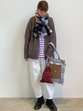 「FRAPBOIS」｜「アイテム（ブーツ）」を使った、hirotaさん（レディース・162cm）の秋コーディネート