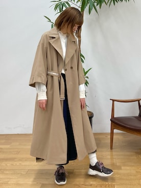 「FRAPBOIS（フラボア）のアイテム（ジャケット/アウター）」を使った、hirotaさん（レディース・162cm）の冬コーディネート