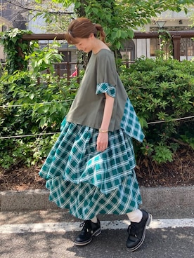 「FRAPBOIS（フラボア）のアイテム」を使った、hirotaさん（レディース・162cm）の春コーディネート