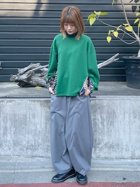 「FRAPBOIS」｜「アイテム（その他シューズ）」を使った、hirotaさん（レディース・162cm）の春コーディネート