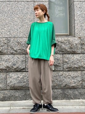 「FRAPBOIS」｜「アイテム（その他シューズ）」を使った、hirotaさん（レディース・162cm）の夏コーディネート