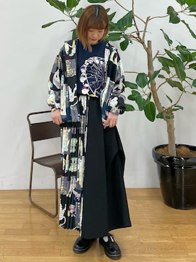 「FRAPBOIS」｜「アイテム（ブルゾン）」を使った、hirotaさん（レディース・162cm）の冬コーディネート