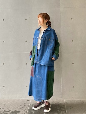 「FRAPBOIS」｜「アイテム（ブルゾン）」を使った、hirotaさん（レディース・162cm）の夏コーディネート