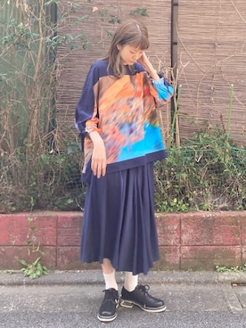 「FRAPBOIS」｜「アイテム（その他シューズ）」を使った、hirotaさん（レディース・162cm）の春コーディネート