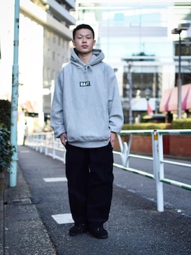 「アイテム（パーカー）」を使った、Sekidaiさん（メンズ・165cm）の夏コーディネート