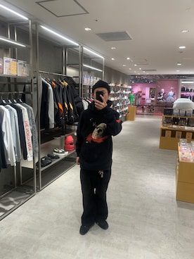 「アイテム（パーカー）」を使った、Sekidaiさん（メンズ・165cm）の春コーディネート