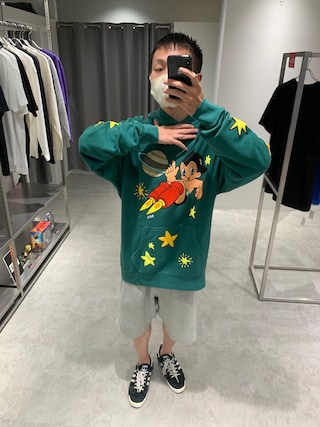 astro starlight パーカー BAIT（ベイト）の「【2105_ASB】ASTRO BOY STARS HOODIE 215-ASB